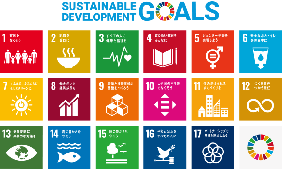 アイコン：SDGs17の目標